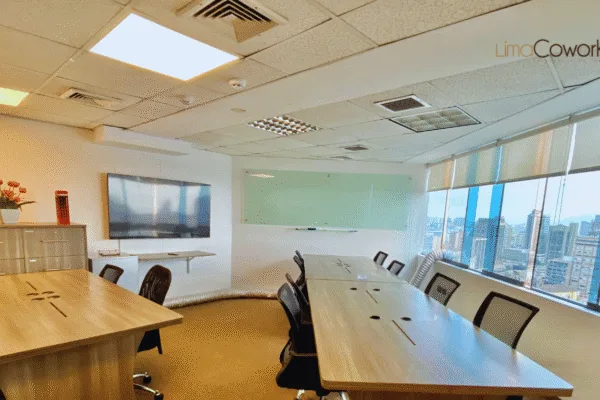 Área de coworking de la sede de San Isidro de Lima Coworking